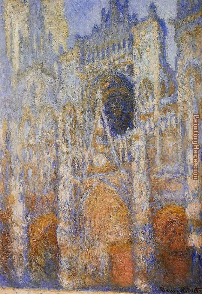 Claude Monet The Portal of Rouen Cathedral at Midday